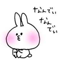 white rabbit love life. sticker #11898790