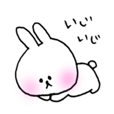 white rabbit love life. sticker #11898791