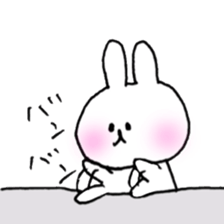 white rabbit love life. sticker #11898793