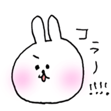 white rabbit love life. sticker #11898795