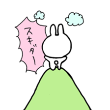 white rabbit love life. sticker #11898803