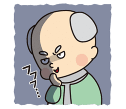 Grandpa & Grandma`s happy everyday life sticker #11898967