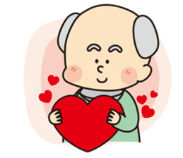 Grandpa & Grandma`s happy everyday life sticker #11898983