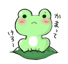 Frog of a stamp that can be used sticker #11899044