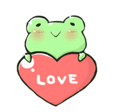 Frog of a stamp that can be used sticker #11899056