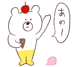 KUMA ICE CREAM sticker #11899075