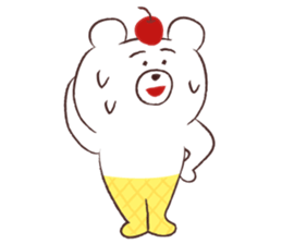 KUMA ICE CREAM sticker #11899087