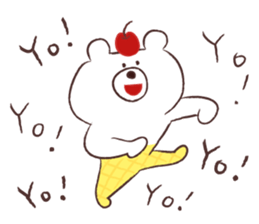 KUMA ICE CREAM sticker #11899095