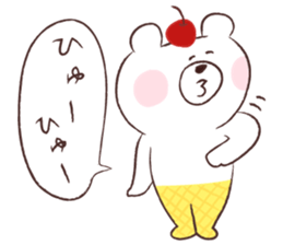 KUMA ICE CREAM sticker #11899106