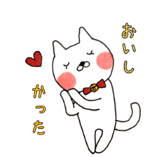 The cat which is pretty, and vigorous sticker #11899415