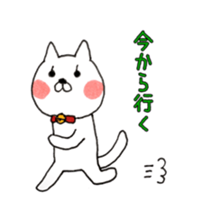 The cat which is pretty, and vigorous sticker #11899424
