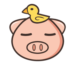 Piggy : Little pig sticker #11899904