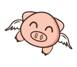 Piggy : Little pig sticker #11899919
