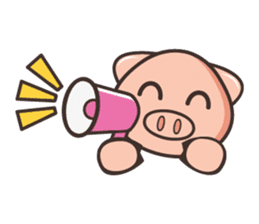 Piggy : Little pig sticker #11899928