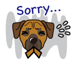 iinu - Rhodesian Ridgeback sticker #11899937