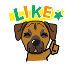 iinu - Rhodesian Ridgeback sticker #11899942