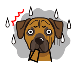 iinu - Rhodesian Ridgeback sticker #11899971