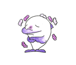 Of cute dolphin ''lovely luka'' sticker #11900060