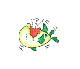 Of cute dolphin ''lovely luka'' sticker #11900074