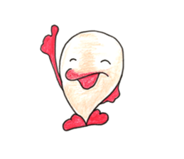 Of cute dolphin ''lovely luka'' sticker #11900087