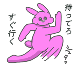 Wearing the Rabbit costume sticker #11900221