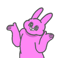 Wearing the Rabbit costume sticker #11900222