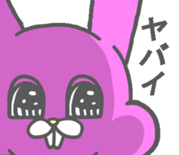 Wearing the Rabbit costume sticker #11900230