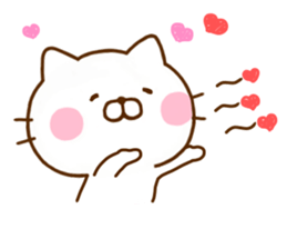 Cat Full of love 2 sticker #11900442
