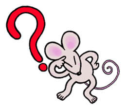 Dancing mouse sticker #11900609