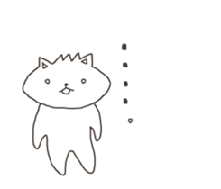 Rough Cat in Takeshi's house 3 sticker #11900705