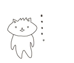 Rough Cat in Takeshi's house 3 sticker #11900705