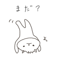 Rough Cat in Takeshi's house 3 sticker #11900712