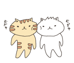 Rough Cat in Takeshi's house 3 sticker #11900717