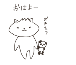 Rough Cat in Takeshi's house 3 sticker #11900718