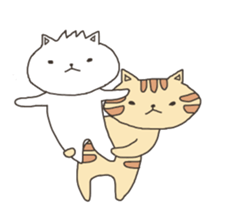 Rough Cat in Takeshi's house 3 sticker #11900733