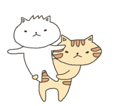 Rough Cat in Takeshi's house 3 sticker #11900733