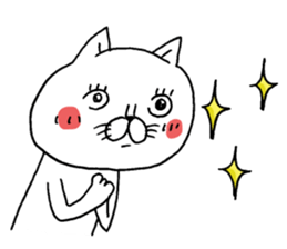 A cat tells feeling's feelings sticker #11901104