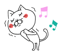 A cat tells feeling's feelings sticker #11901105