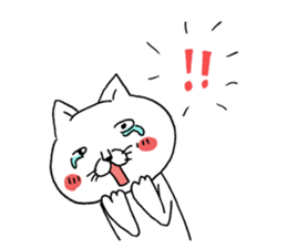 A cat tells feeling's feelings sticker #11901107