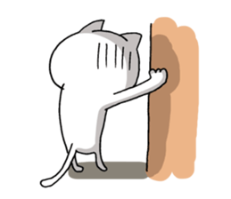A cat tells feeling's feelings sticker #11901115