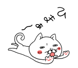 A cat tells feeling's feelings sticker #11901118