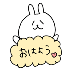 drooping eyes rabbit sticker #11901214