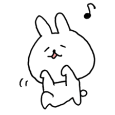 drooping eyes rabbit sticker #11901227