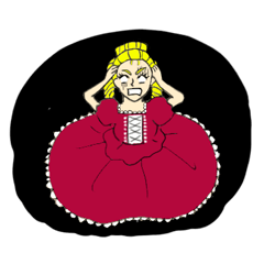 Sticker of the princess