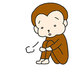Happy Monkey Mon-san sticker #11901431