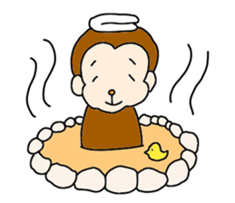 Happy Monkey Mon-san sticker #11901452