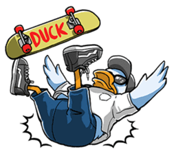 DUCK DUDE (Cartoon Ver.) sticker #11901557