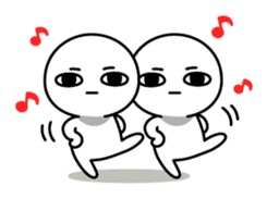 Deadpan boy sticker #11902254