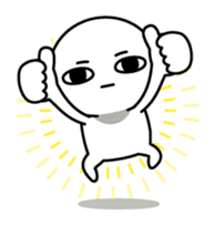 Deadpan boy sticker #11902256