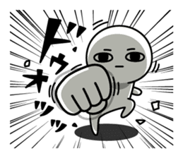 Deadpan boy sticker #11902258